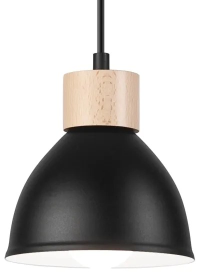 Lustră pe cablu NICO 3xE27/60W/230V neagră