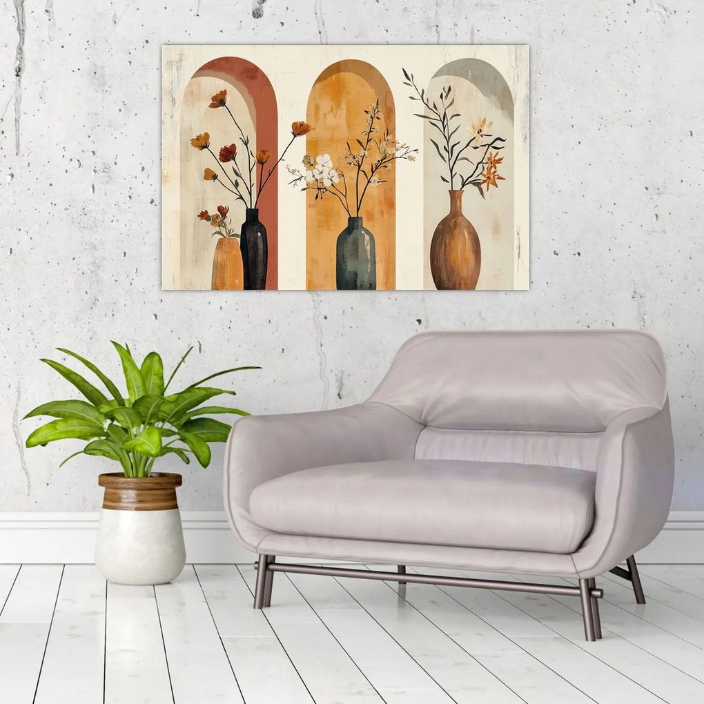 Tablou - Vaze în arcade (90x60 cm)