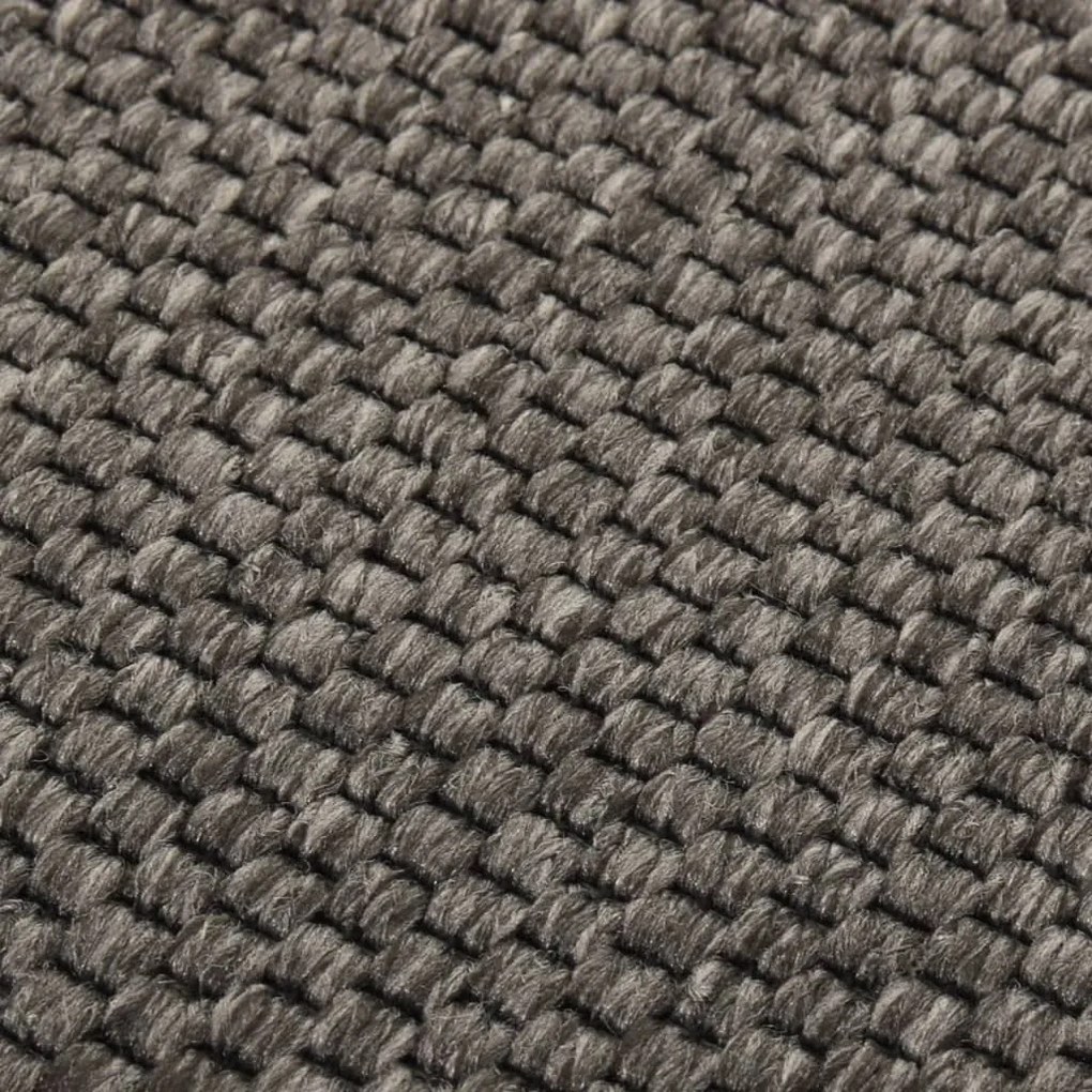 Covor traversa cu aspect sisal, antracit, 80x250 cm 80 x 250 cm