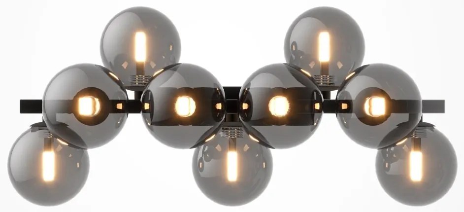 Aplica perete moderna design deosebit Dallas 9 negru
