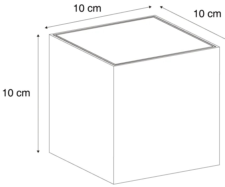 Lampă de perete de exterior neagră cu LED IP65 solar - Charlene