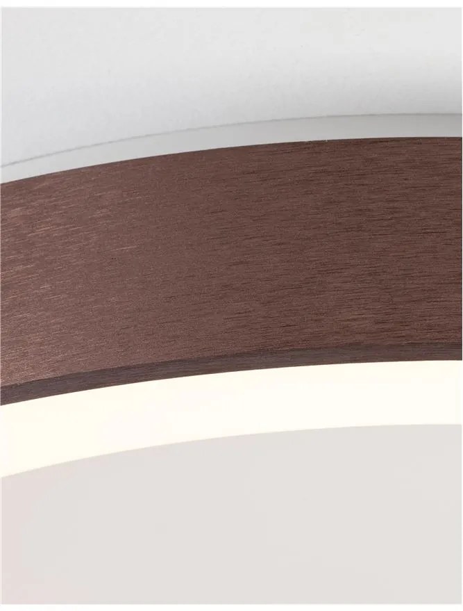 Plafoniera LED 3000K moderna 60cm RANDO THIN maro NVL-9353855