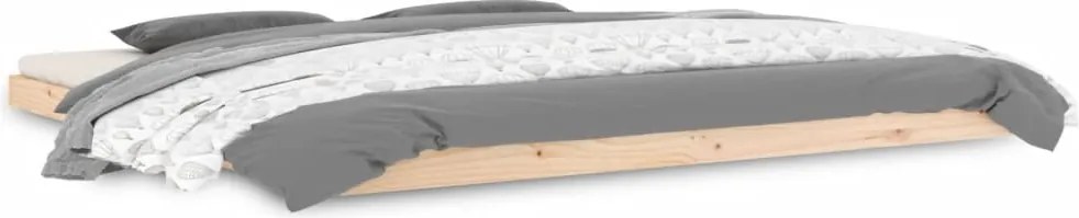 vidaXL Cadru de pat, 200x200 cm, lemn masiv de pin