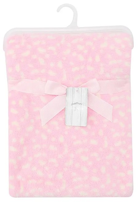 Paturica roz din fleece pentru bebelusi - Mother s Choice