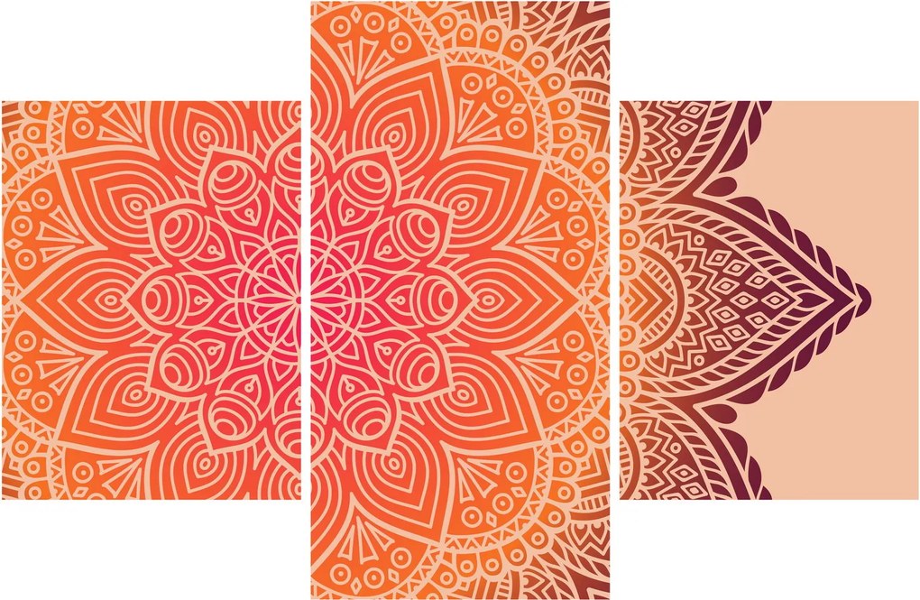 Tablou - Mandala artă (90x60 cm)