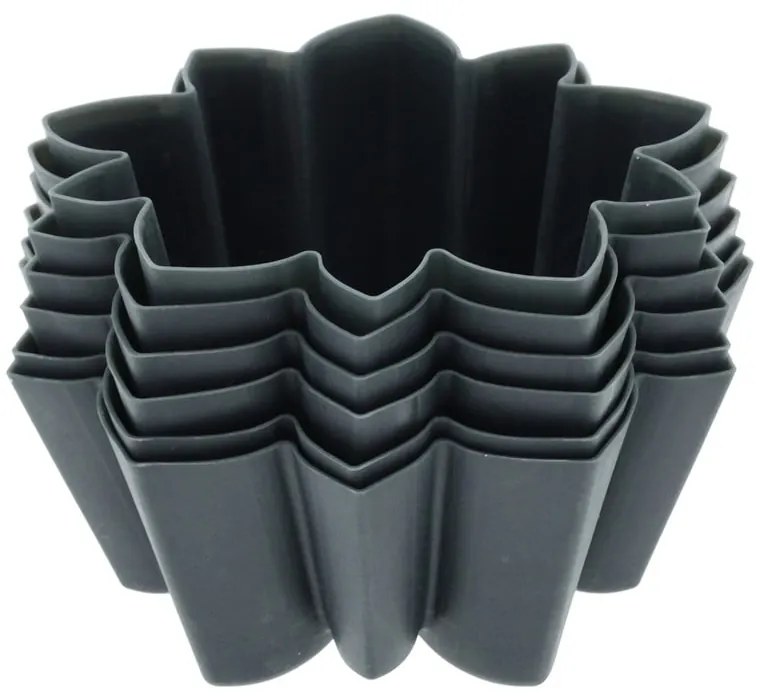 Forme de copt 6 buc. pentru brioșe din silicon ø 7 cm Flower – Blomsterbergs