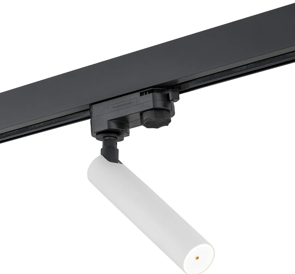 Spot LED pe sina ELBRUS alb / Accesoriu pentru sinele trifazate ARGON T-RACK