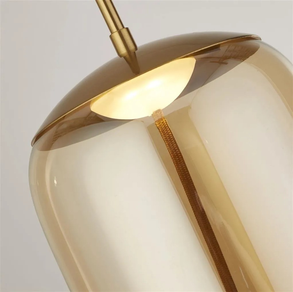 Lustra, Pendul LED design modern minimalist Lisbon chihlimbar