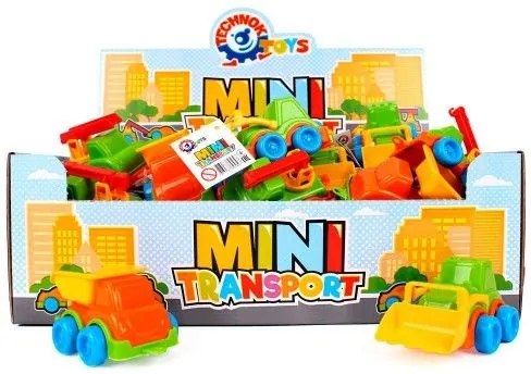 Mini vehicul plastic 10 până la 12 cm