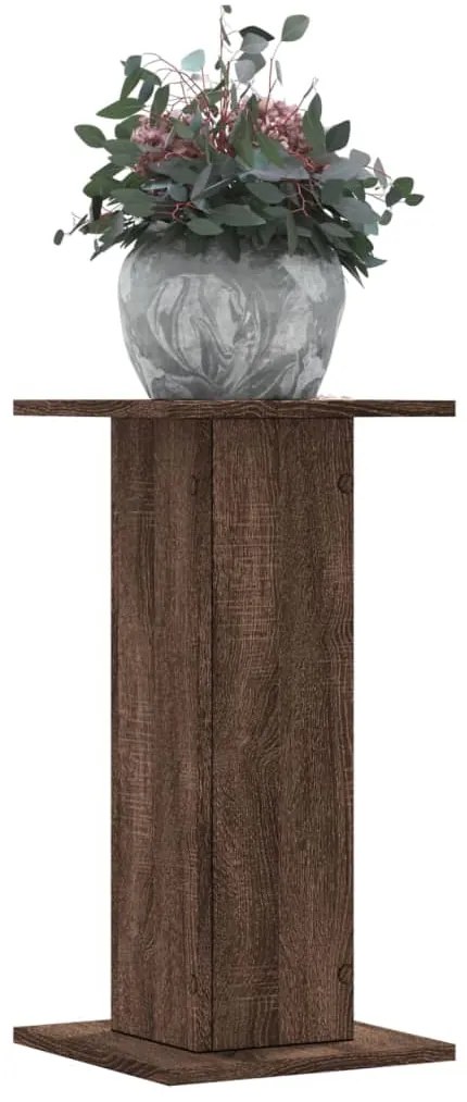 vidaXL Suporturi de plante 2 buc. stejar maro 30x30x60cm lemn compozit