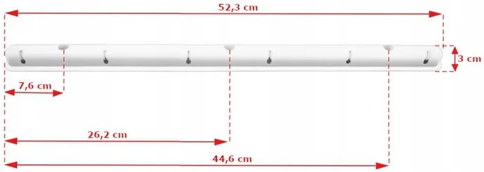 ShopJK USCATOR RUFE DE TAVAN NEGRU, 6 - BARE, 120 CM
