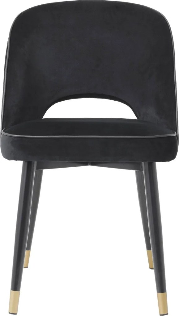 Set de 2 scaune design elegant Cliff, negru 114401 HZ