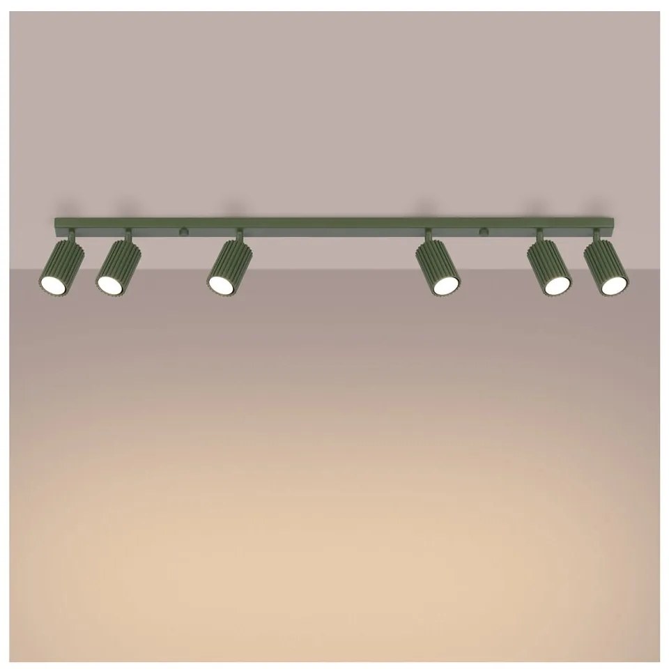 Spot verde 6,5x117 cm Gleam – Sollux