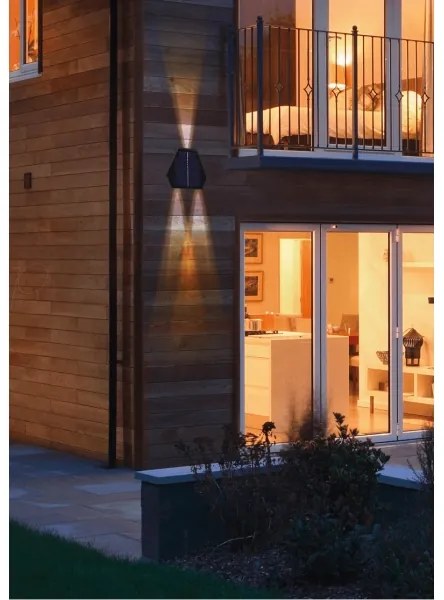 Immax 08488L - Lampă solară LED de perete cu senzor LED/2W/5V IP54