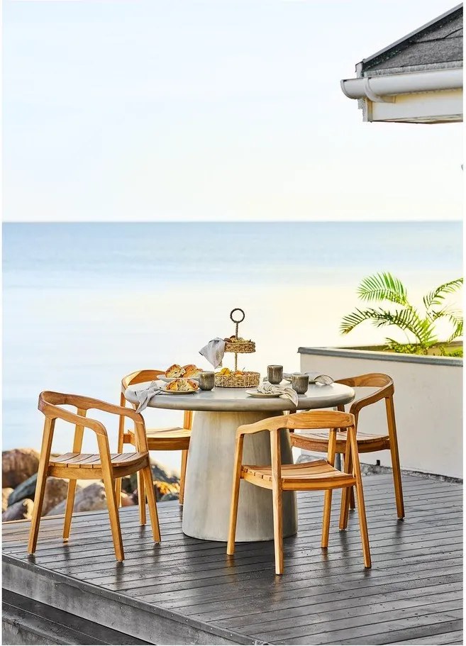 Masă de grădină rotundă din ceramică ø 60 cm Bonnet – House Nordic