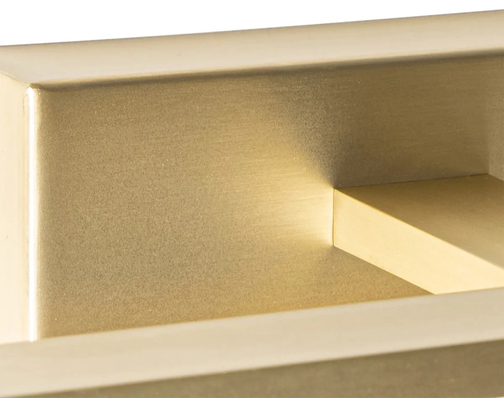 Aplică din alamă 62 cm cu LED inclus IP44 - Jerre