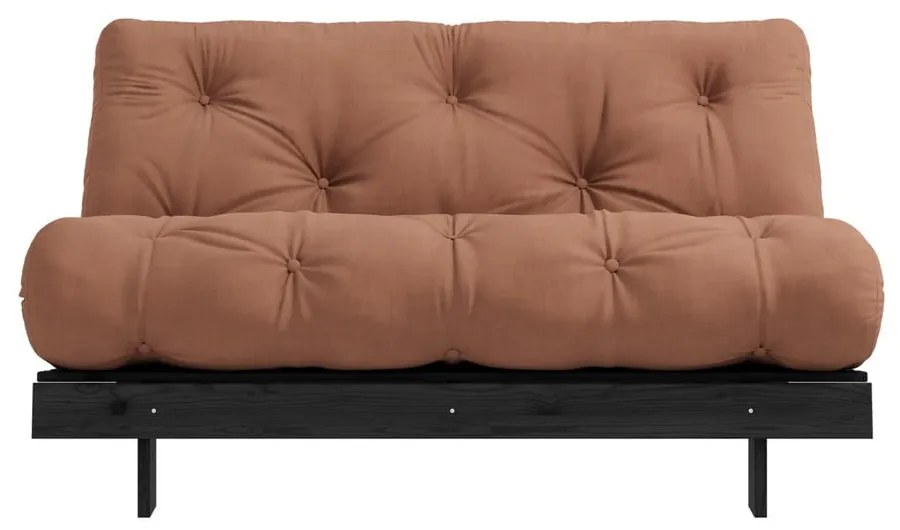 Canapea variabilă Karup Design Roots Black/Clay Brown