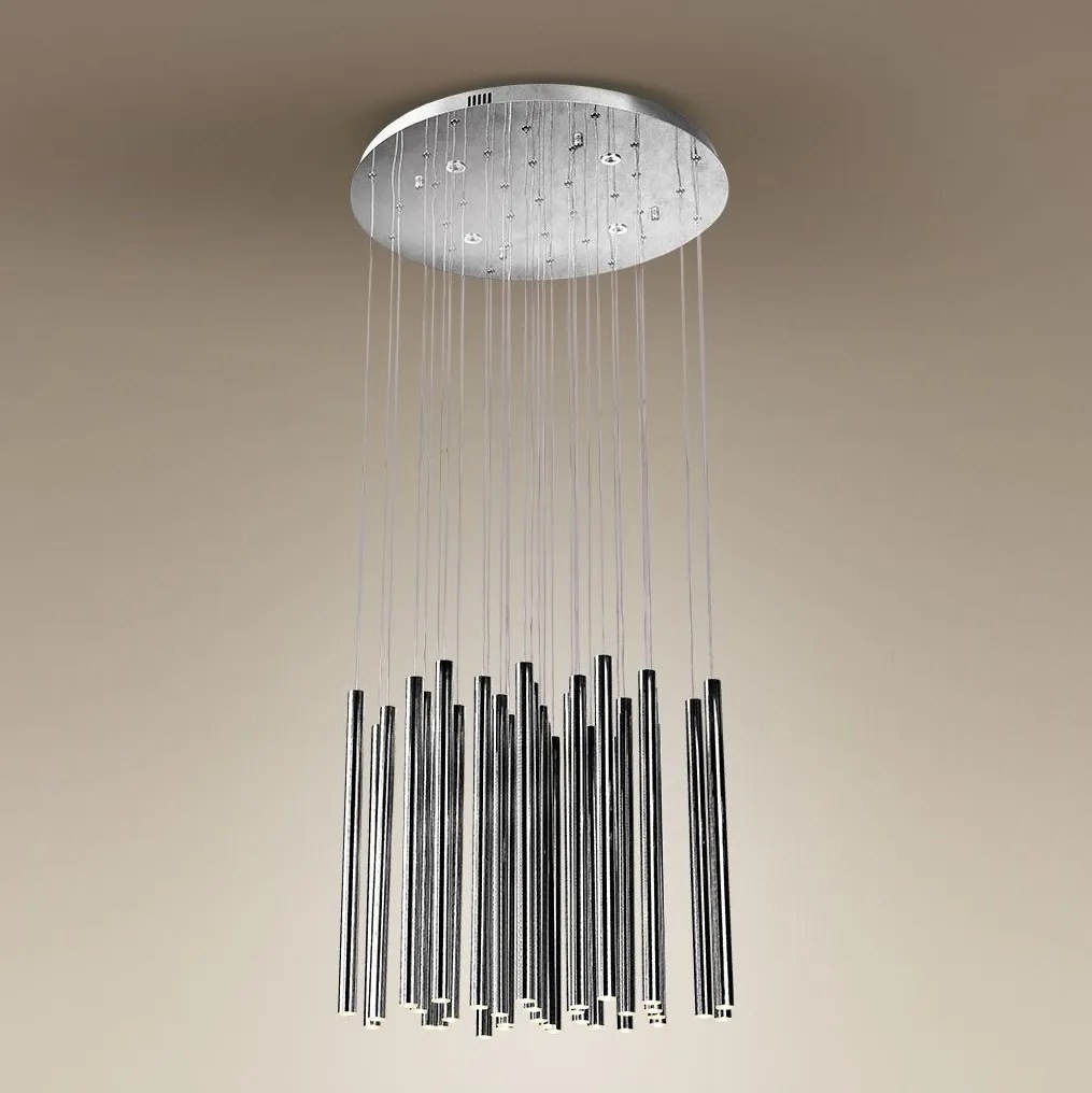 Lustra LED dimabila design Premium Class Quality ORGANIC CHROM