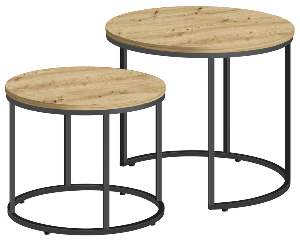 Set de masute de cafea TAYLOR ARTISAN, 2 bucati