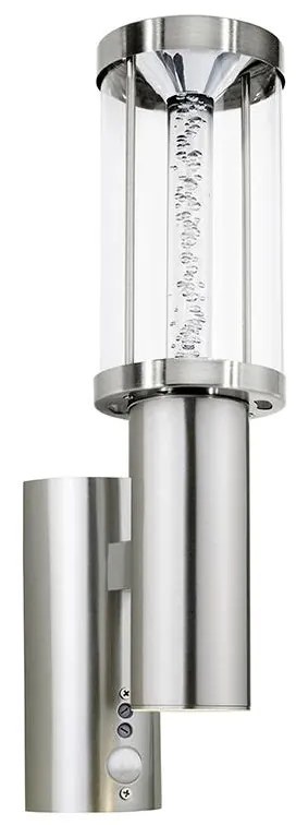 Eglo 94128 - Corp de iluminat LED exterior cu senzor TRONO STICK 1xGU10/3W + 1xLED/3,7W