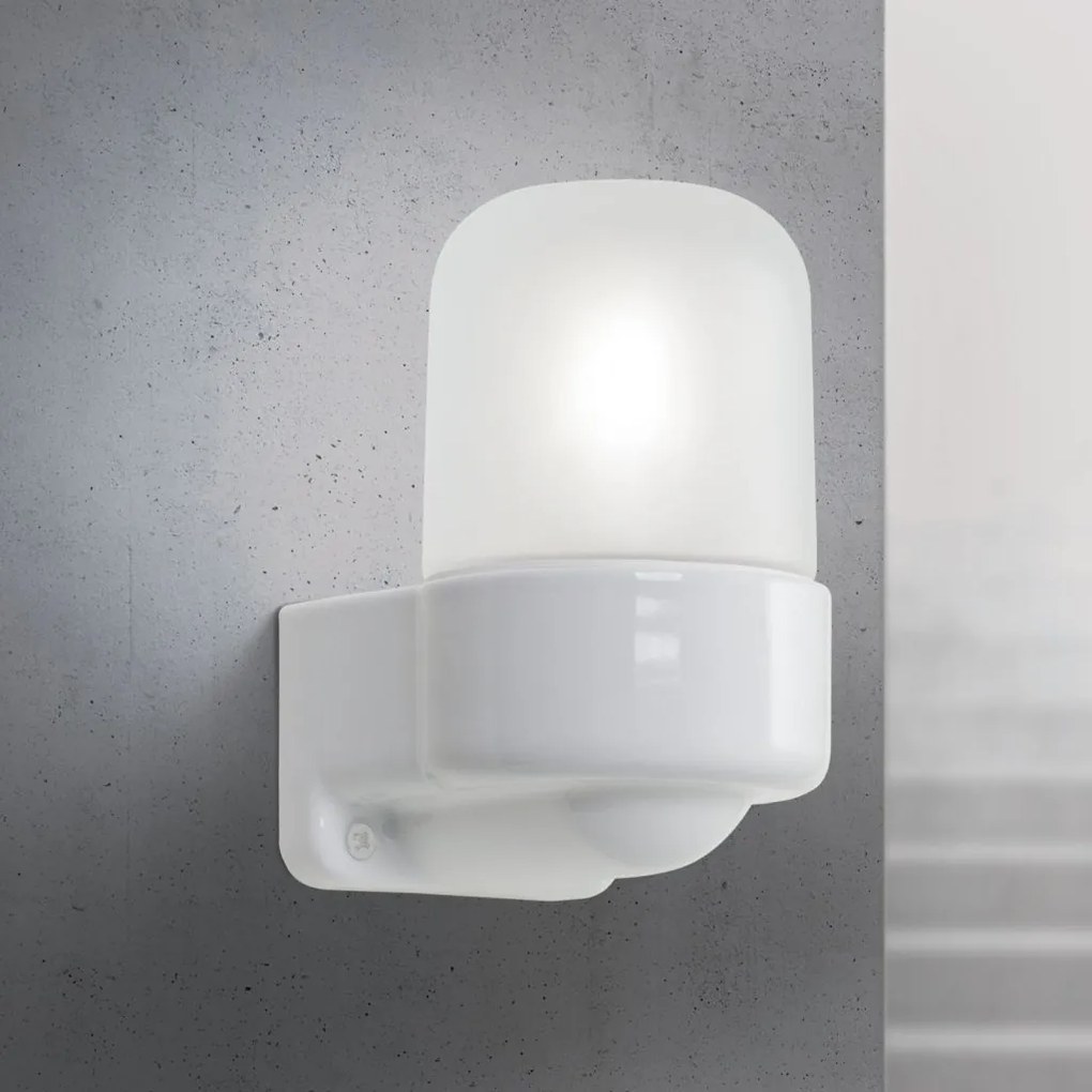 Aplica de perete design minimalist din ceramica alba OSTIA