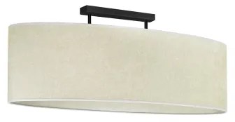 Lustră aplicată Duolla OVAL 2xE27/15W/230V gri