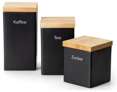 Continenta C3714 - Vas ceramic pentru alimente cu capac 10x10x20,5 cm