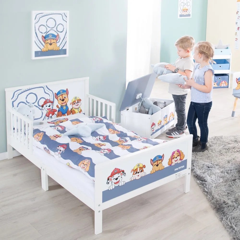 Pat pentru copii alb/albastru 70x140 cm Paw Patrol – Roba