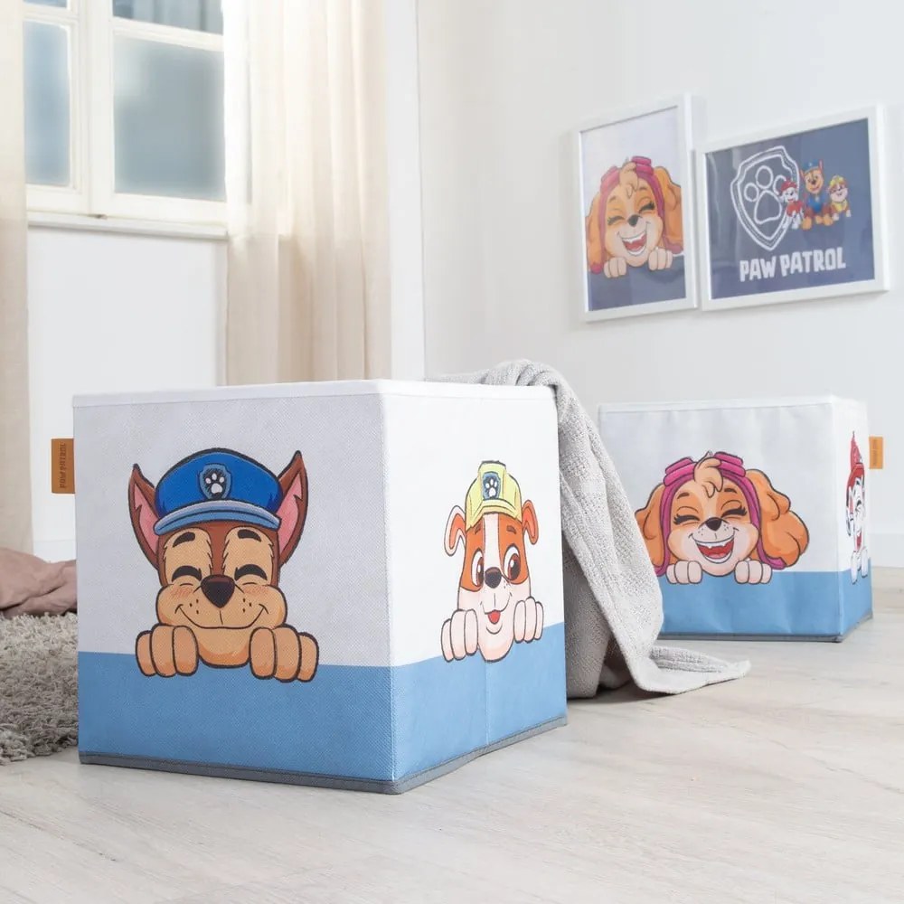 Organizatoare de jucării pentru copii 2 buc. din material textil 27x27x27 cm Paw Patrol – Roba