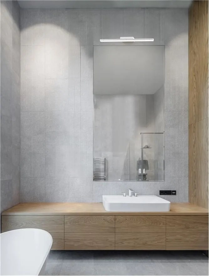 Aplica LED pentru baie cu protectie IP44 NYX alba