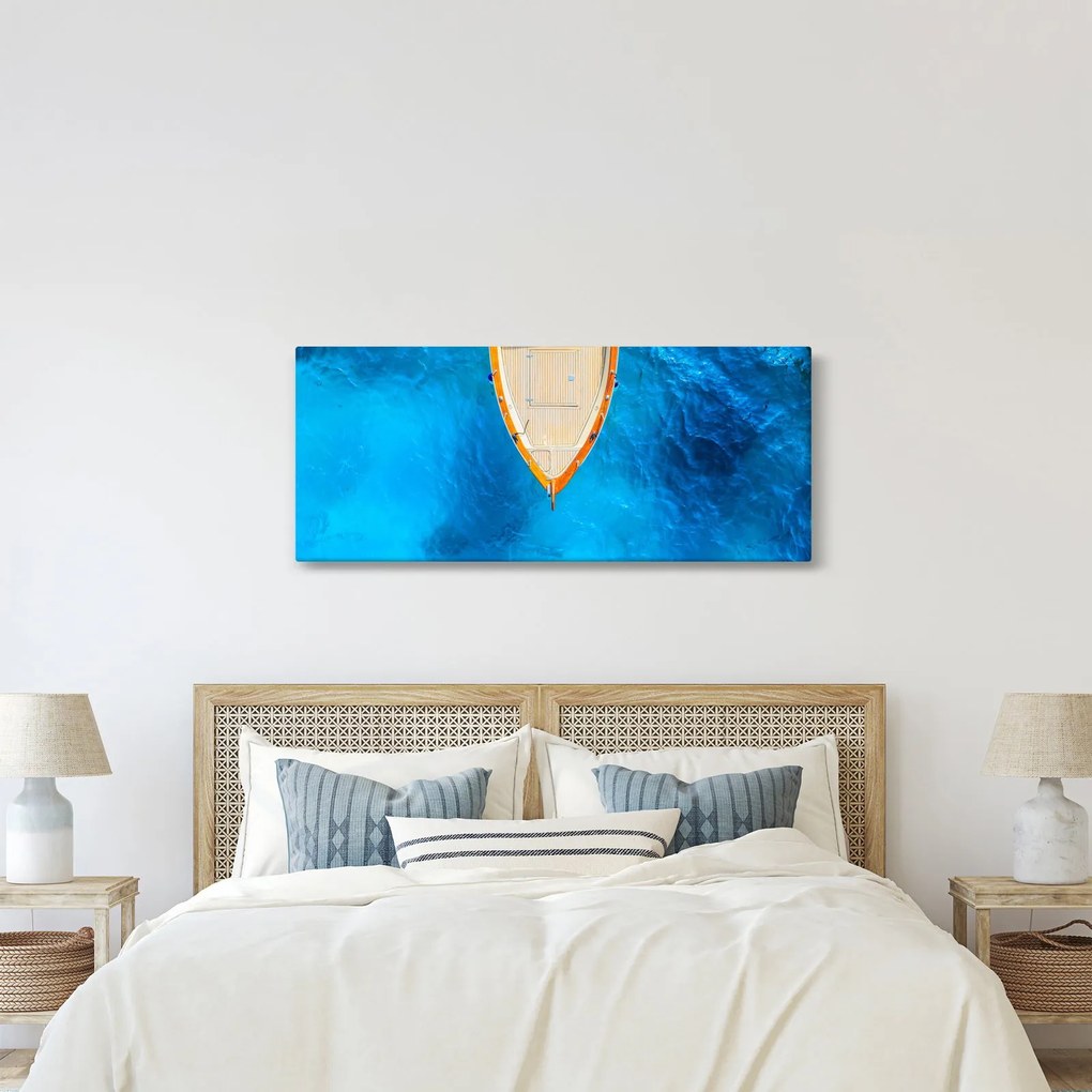 Tablou - Barca de vară (120x50 cm)