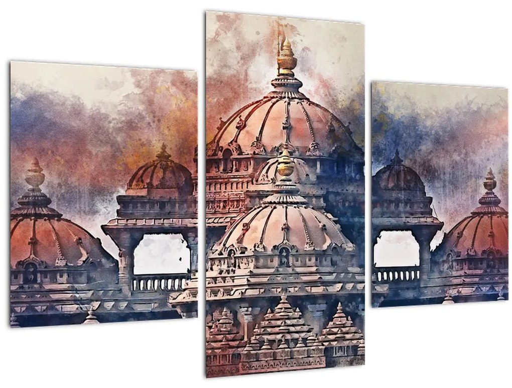 Tablou - Akshardham, New Delhi, India (90x60 cm)