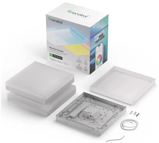 SET 3x plafonieră LED RGBW dimabilă Nanoleaf NF083E00-1SL LED/18W/230V 2700-6500K Wi-Fi