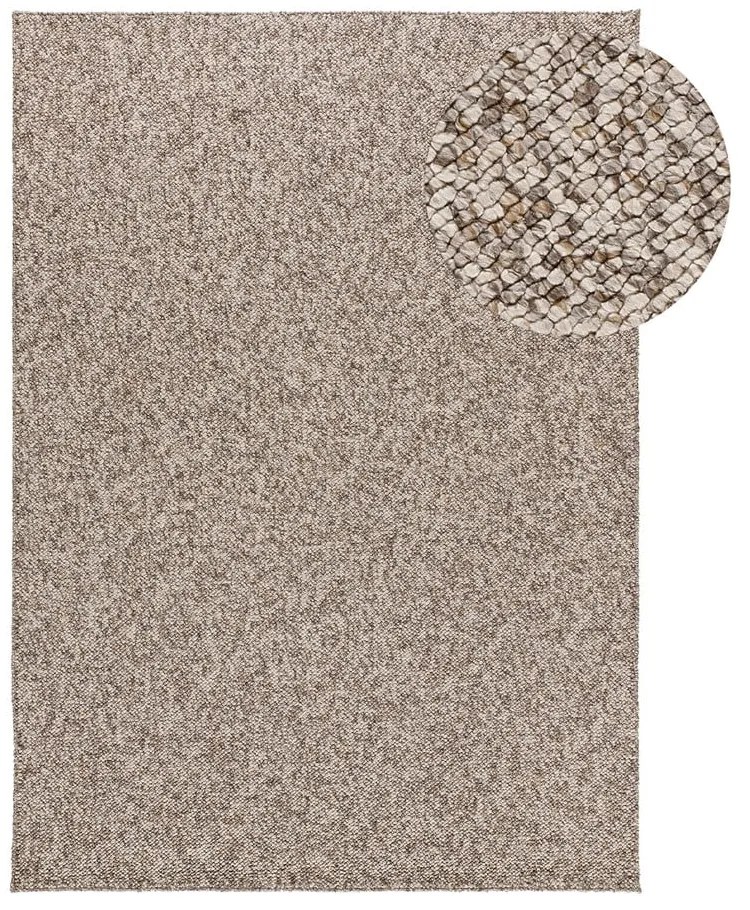 Covor gri/bej 160x230 cm Petra Liso – Universal