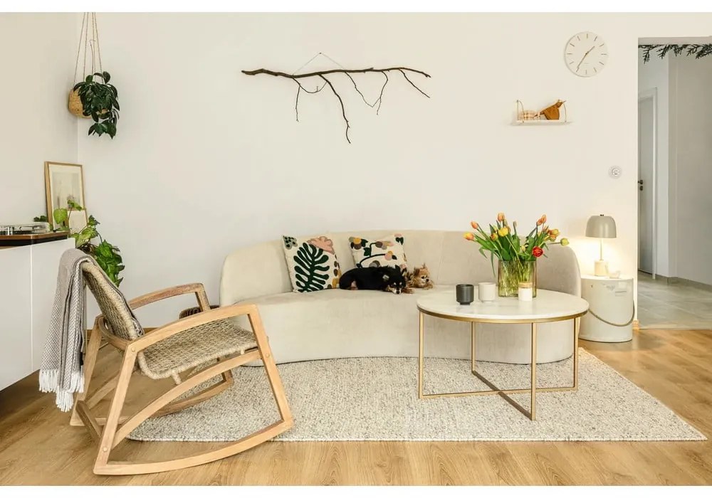 Covor grej țesut manual din amestesc de lână 200x290 cm Minerals – Flair Rugs