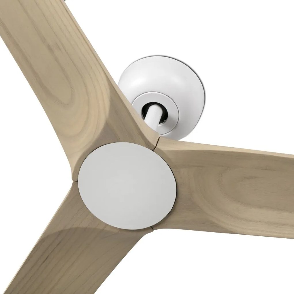 Ventilator de tavan cu telecomanda HEYWOOD S alb/lemn artar