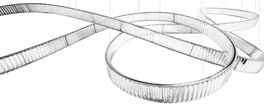 Lustra LED XXL moderna design deosebit CHARMES 380 crom