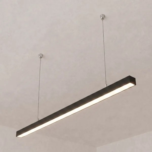 Brilagi - Pendul LED FULLDAY, 30/40/50W, 230V, 2700/4000/6000K, 150 cm, negru
