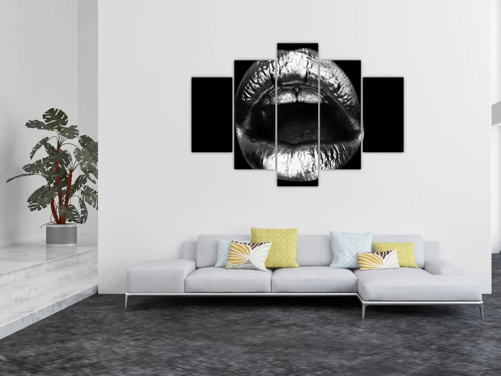Tablou - Buze lucioase (150x105 cm)