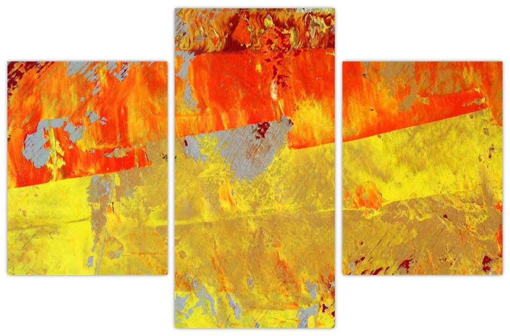 Tablou cu abstracție - pictura (90x60 cm)