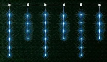 Turturi LED albastru 1m