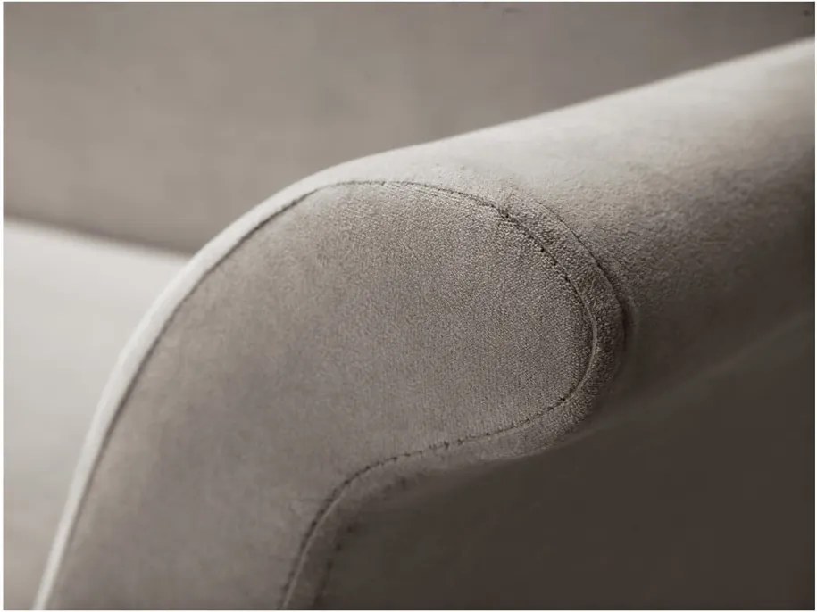 Canapea extensibilă cu spațiu pentru depozitare Mazzini Sofas Pivoine, bej