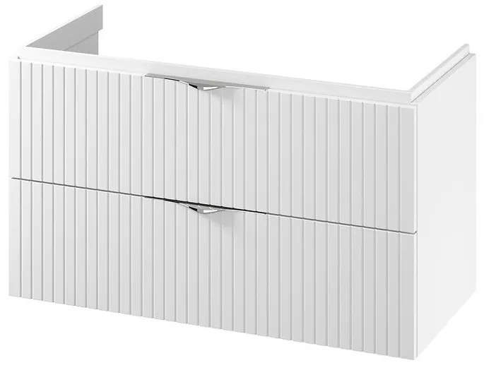 Cersanit S1015-014 - Dulap suspendat pentru baie sub lavoar TIRSO 100x45 cm alb