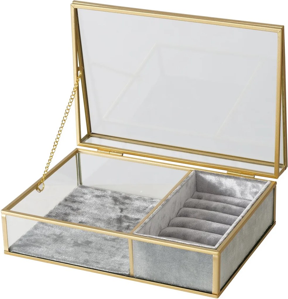 Cutie pentru  ceasuri si  bijuterii Clipo,  transparent