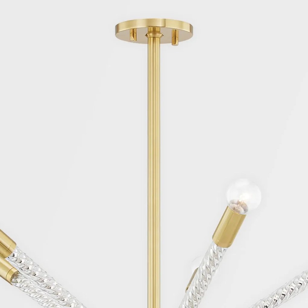 Candelabru, lustra suspendata, design modern PIPPIN alama antichizata
