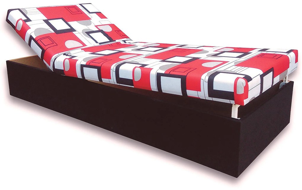 Pat de o persoană (canapea) 90 cm Darcy (negru 39 + Otawa 1). 793077