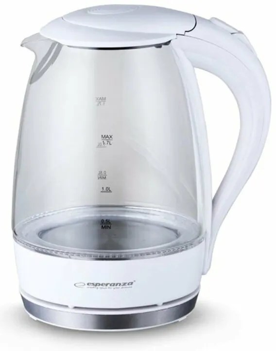 Fierbator electric Esperanza Salto Angel EKK011W 2200W 1.7l Alb