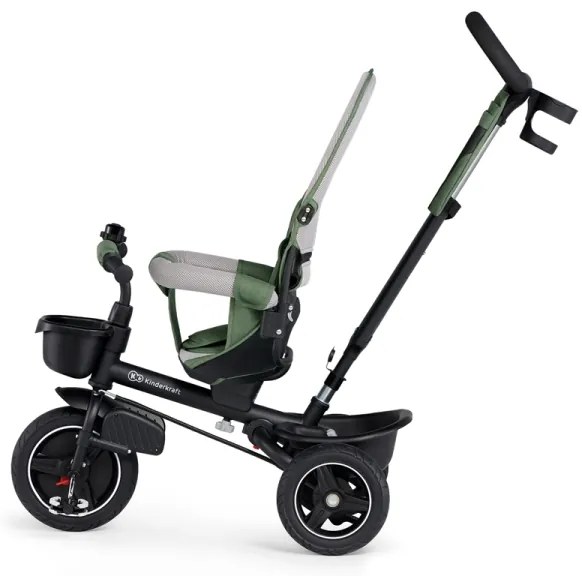 Tricicletă pentru copii KINDERKRAFT SELECT SPINSTEP Premium verde