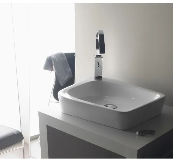 Lavoar pentru blat ARAGON 50 x 40,5 cm, porțelan/alb - Bathco 4001