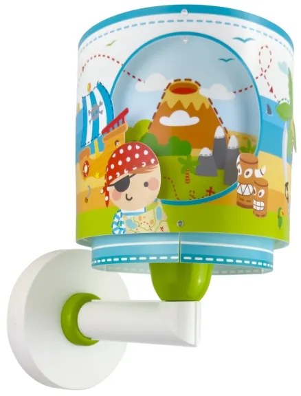 Dalber 60659 - Aplică de perete pentru copii PIRATE ISLAND, 1xE27/15W/230V